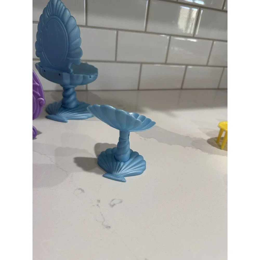 Rare Vintage Retro Disney little mermaid Ariel Purple shell bed Princess Y2K Set